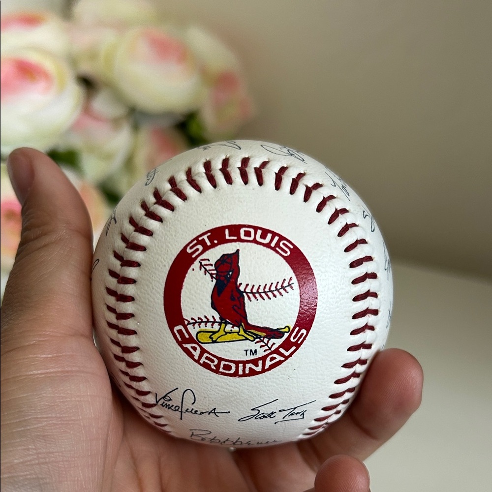 Autographed Baseball with Signatures